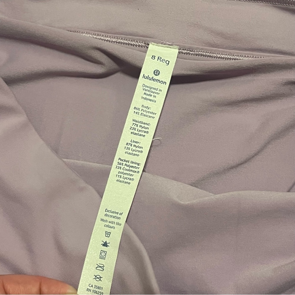 Lululemon Circuit Breaker Skort SZ 8 Regular Lilac Purple Tennis Skirt Preppy - Picture 7 of 10